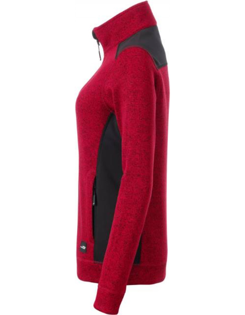 Jachetă de lucru tricotată din fleece pentru femei-groasa